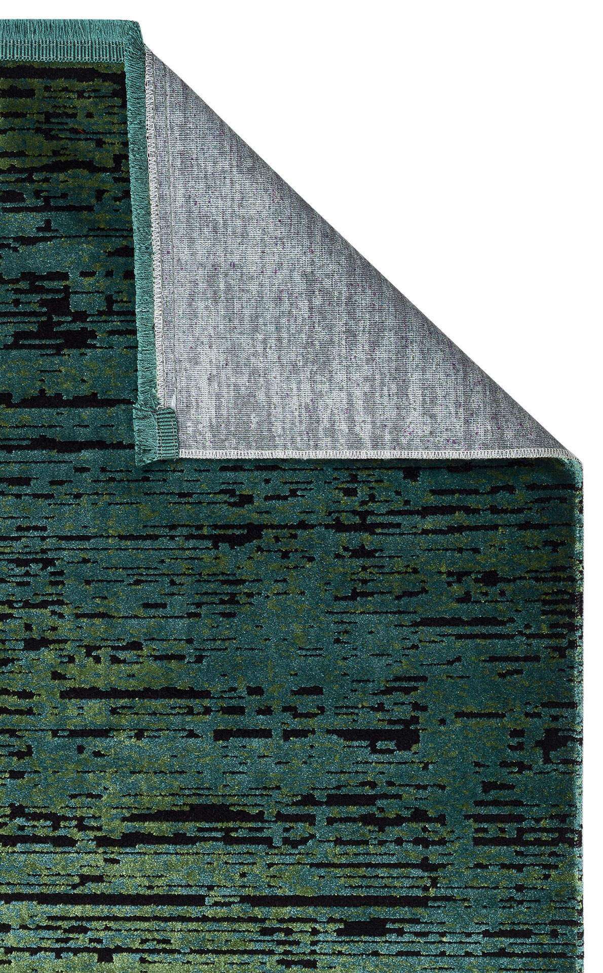 ST 20 GREEN XW - SATEEN - Hav Toz Vermez Yıkanabilir Kaymaz İnce Dokuma Modern Halı